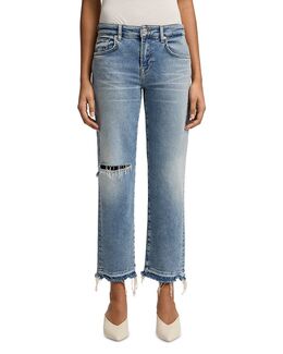 7 For All Mankind: Прямые джинсы 