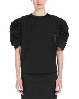 Max Mara: Чёрная футболка 