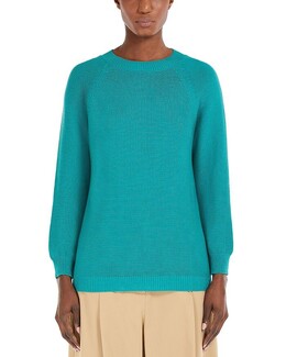 Weekend Max Mara: Зелёный свитер 