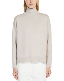 Max Mara: Коричневый свитер 