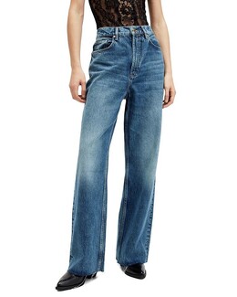 Allsaints: Тёмные джинсы 