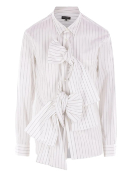 Comme des Garçons Homme Plus: Рубашка в полоску 