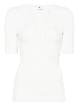 Elisabetta Franchi: Белый топ 