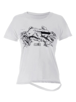MM6 Maison Margiela: Хлопковая футболка 