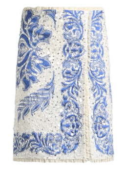 Etro: Юбка с пайетками 
