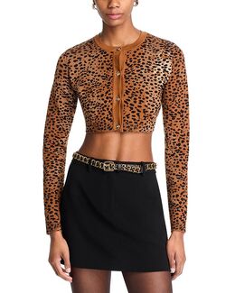 Versace: Коричневый кардиган 