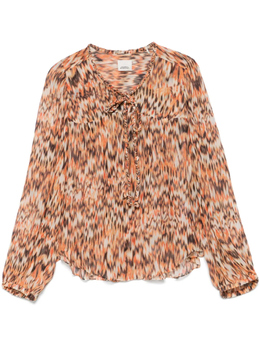 Isabel Marant: Оранжевая блуза 