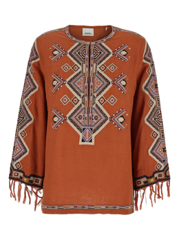 Isabel Marant: Оранжевая блуза 