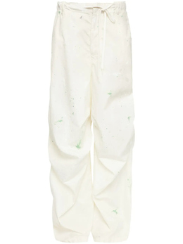 MM6 Maison Margiela: Белые брюки 