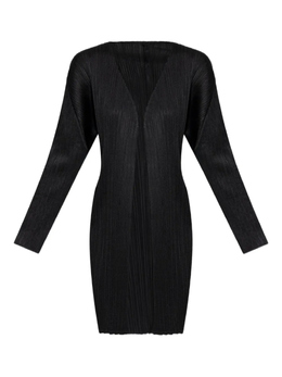 Pleats Please Issey Miyake: Чёрное пальто 