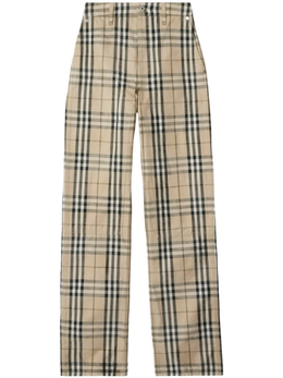 Burberry: Джинсы в клетку 