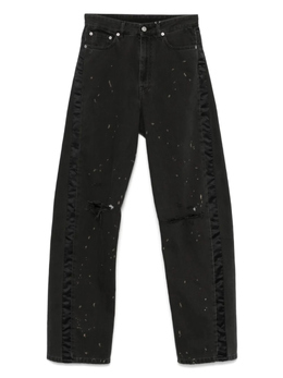 MM6 Maison Margiela: Чёрные джинсы 