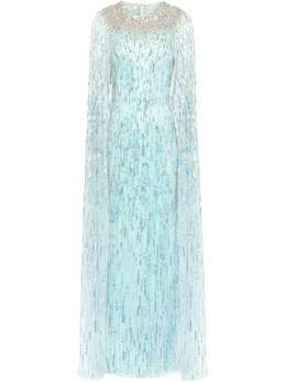 Jenny Packham: Синее платье 