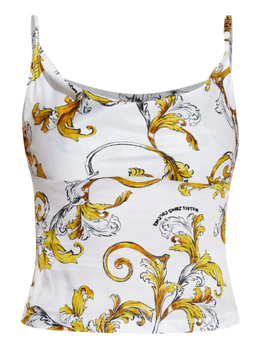 Versace Jeans Couture: Топ с принтом 