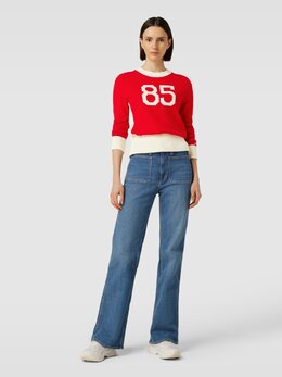 Tommy Hilfiger: Красный свитер 