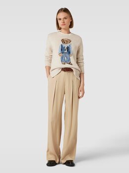 Lauren Ralph Lauren: Бежевые брюки 