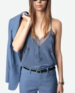 Zadig & Voltaire: Шёлковый топ  Christy