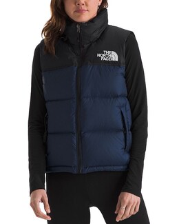 The North Face: Синий жилет  Nuptse