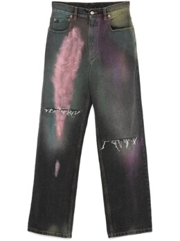 MM6 Maison Margiela: Серые джинсы 