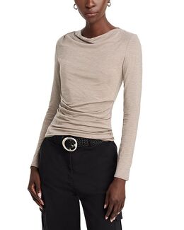 rag & bone: Коричневый топ 