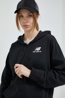 New Balance: Чёрная толстовка 