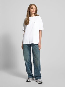 Calvin Klein Jeans: Белая футболка 