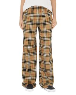 Burberry: Коричневые брюки 