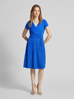 Lauren Ralph Lauren: Платье с v-образным вырезом 