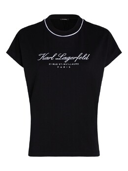 Karl Lagerfeld: Чёрная футболка 
