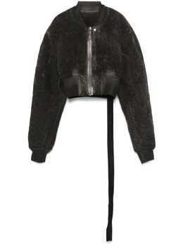 Rick Owens: Серая куртка  Drkshdw
