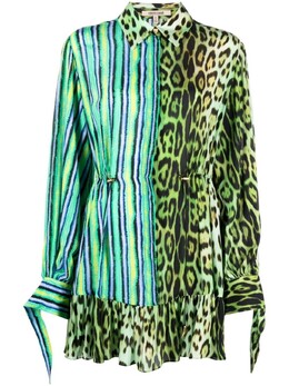 Roberto Cavalli: Платье-рубашка 