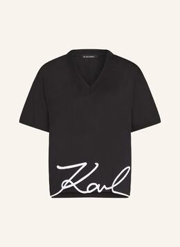 Karl Lagerfeld: Чёрная футболка 