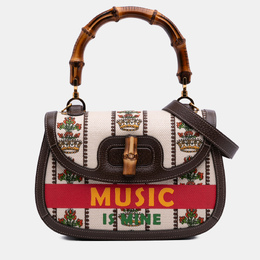 Gucci: Коричневая сумка на руку  Bamboo