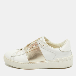 Valentino: Белые кроссовки  Rockstud