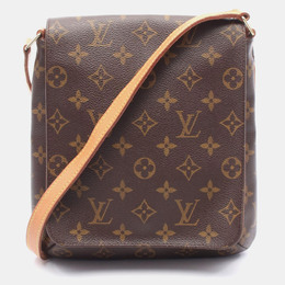 Louis Vuitton: Коричневая сумка  Musette