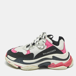Balenciaga: Многоцветные кроссовки  Triple S