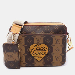 Louis Vuitton: Сумка через плечо в полоску 