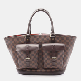 Louis Vuitton: Коричневая сумка-шоппер 