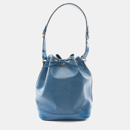 Louis Vuitton: Голубая сумка  Épi