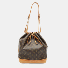 Louis Vuitton: Коричневая сумка 