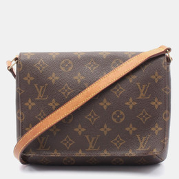 Louis Vuitton: Коричневая сумка  Musette