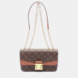 Louis Vuitton: Коричневая сумка 