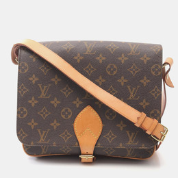 Louis Vuitton: Коричневая сумка через плечо 
