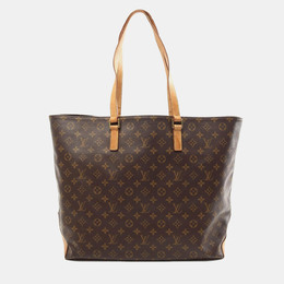 Louis Vuitton: Коричневая сумка-шоппер 