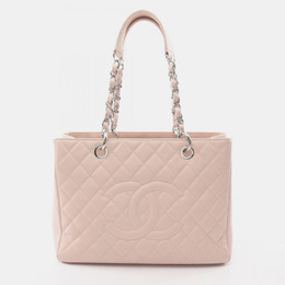 Chanel: Розовая сумка-шоппер 