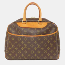Louis Vuitton: Коричневая сумка-шоппер  Deauville