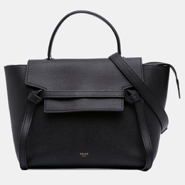 Celine: Чёрная поясная сумка 