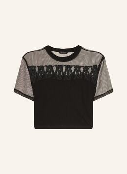 Armani Exchange: Чёрная футболка 