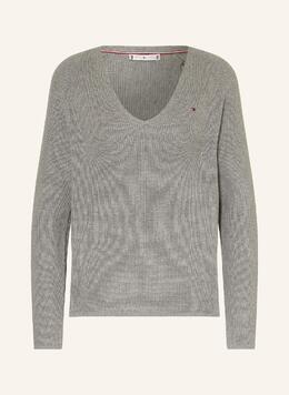 Tommy Hilfiger: Серый свитер 