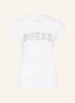 GUESS: Белая футболка 